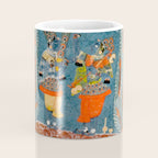 Women In The Forest Indian Painted Illustration Coffee Mug Gallery Image 4