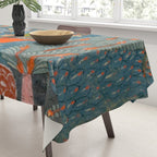Women In The Forest Indian Painted Illustration Tablecloth Gallery Image 3
