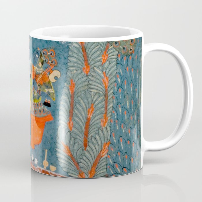 Women In The Forest Indian Painted Illustration Coffee Mug Gallery Image 1