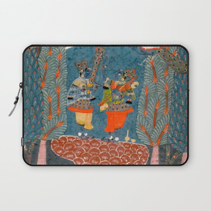 Women In The Forest Indian Painted Illustration Laptop Sleeve Gallery Image 1