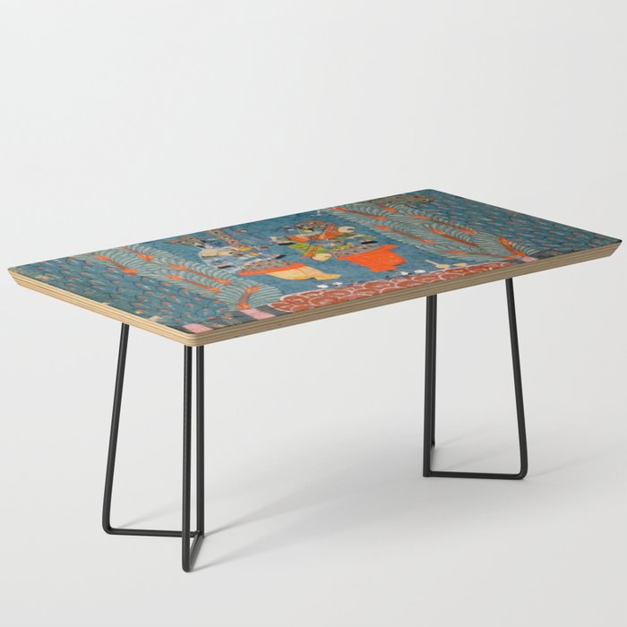 Women In The Forest Indian Painted Illustration Coffee Table Gallery Image 1