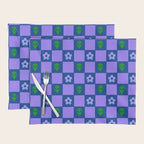 Alien Daisy Checkerboard Placemat Gallery Image 1