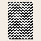 Chevron Black & White Cutting Board Gallery Image 1