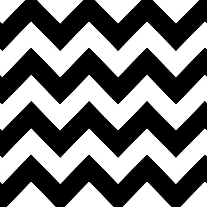 Chevron Black & White Coffee Mug Gallery Image 2