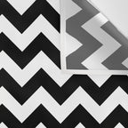 Chevron Black & White Wall Tapestry Gallery Image 3