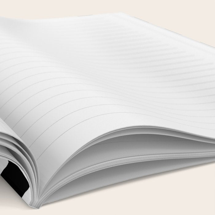 Chevron Black & White Notebook Gallery Image 2