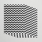 Chevron Black & White Wrapping Paper Gallery Image 3