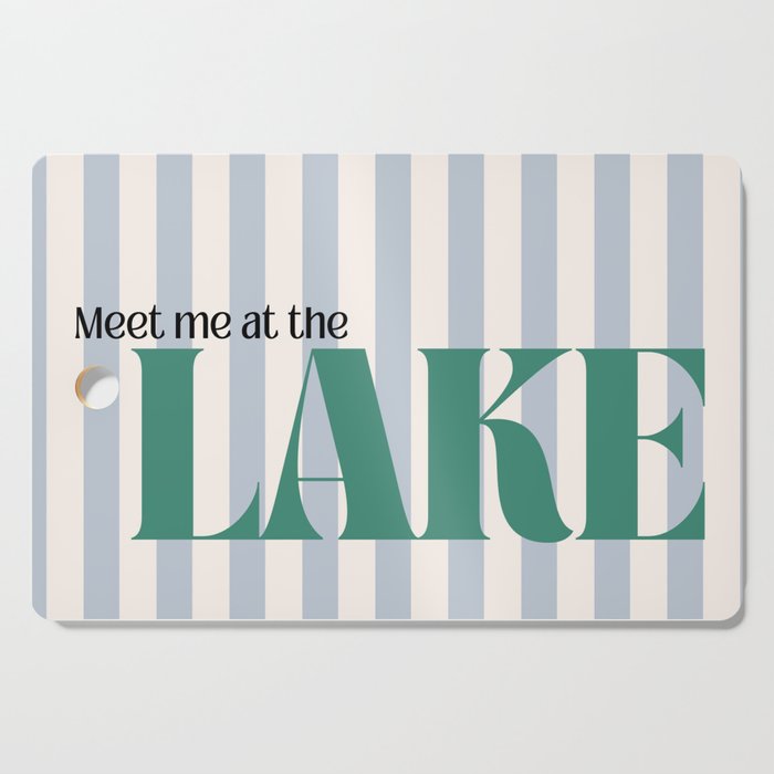 Meet me at the lake Cutting Board Gallery Image 1