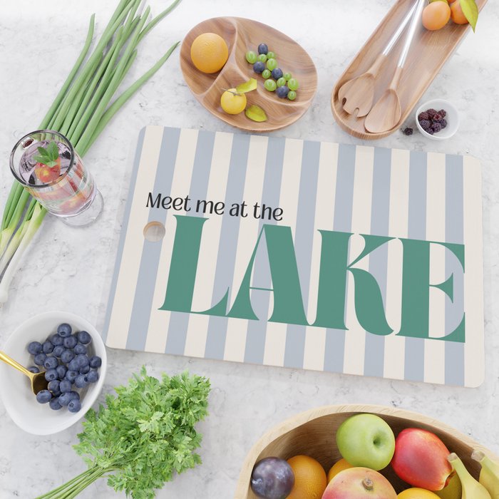 Meet me at the lake Cutting Board Gallery Image 2
