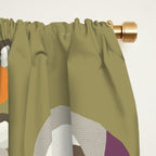 Sloth Window Curtain Gallery Image 2