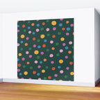 Dancing Balls on Green Wall Mural Gallery Image 2