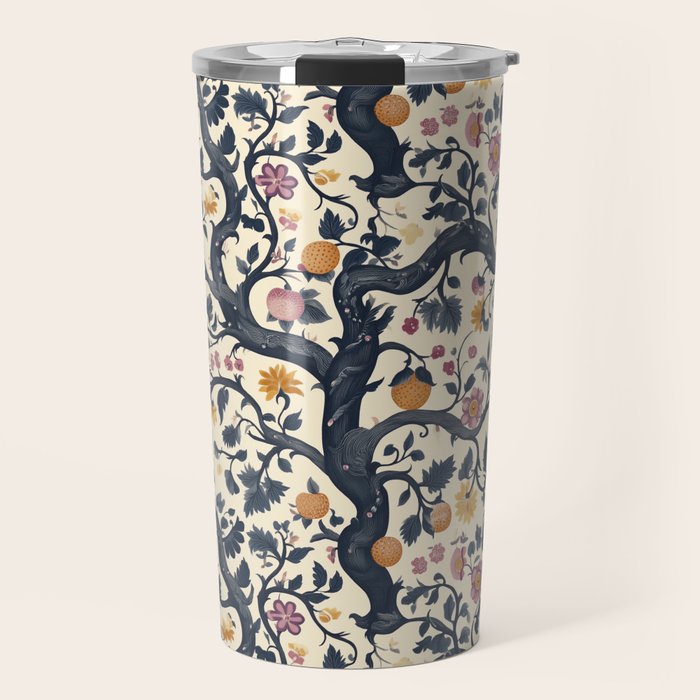 Romantic Botanica Autumn Whimsy Travel Mug Gallery Image 1