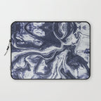 Marble indigo Laptop Sleeve Gallery Image 1