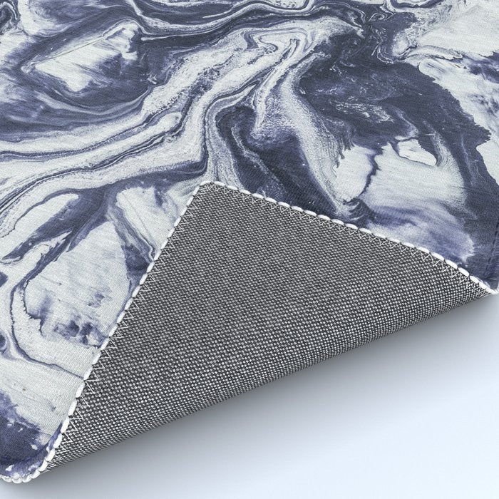 Marble indigo Rug Gallery Image 4