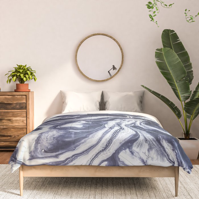 Marble indigo Comforter Gallery Image 3