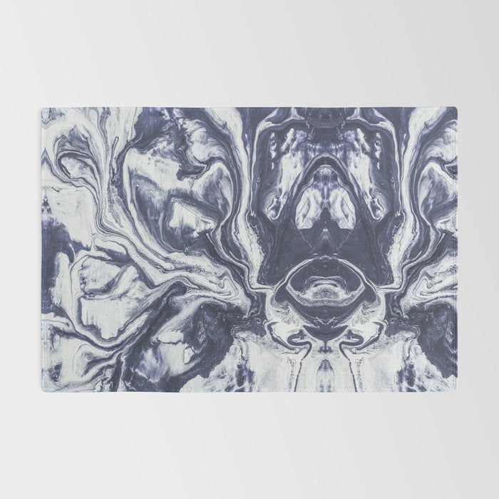 Marble indigo Rug Gallery Image 2