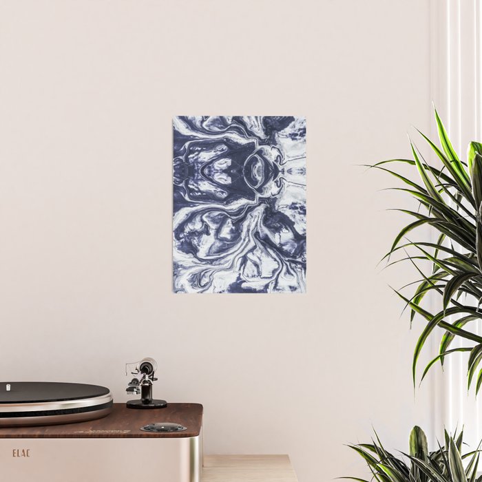 Marble indigo Poster Gallery Image 2