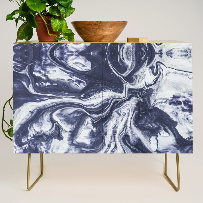 Marble indigo Credenza Gallery Image 1