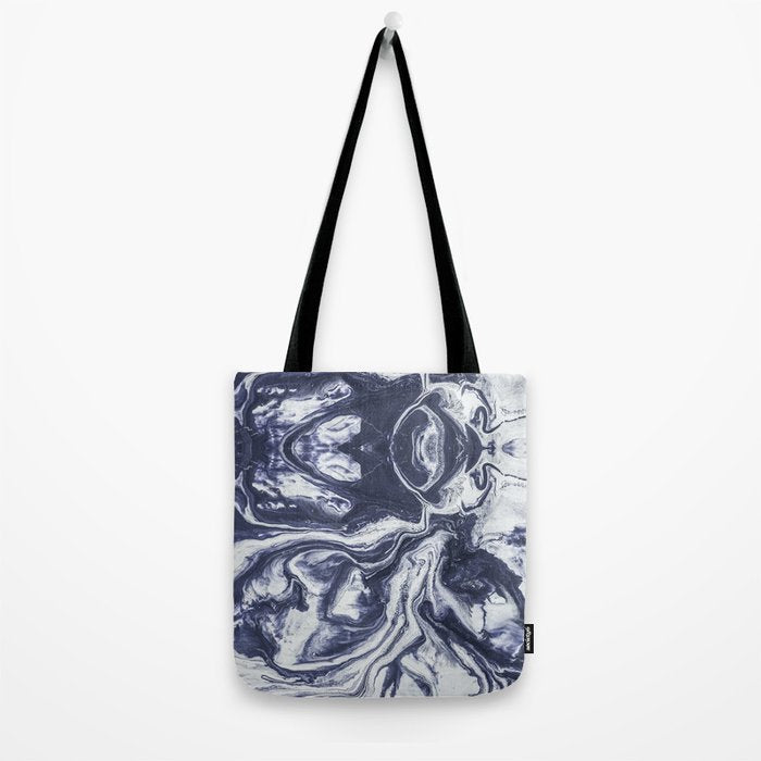 Marble indigo Tote Bag Gallery Image 2