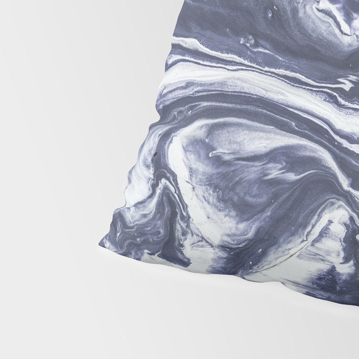 Marble indigo Pillow Sham Gallery Image 4