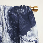 Marble indigo Window Curtain Gallery Image 2