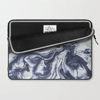 Marble indigo Laptop Sleeve Gallery Image 2