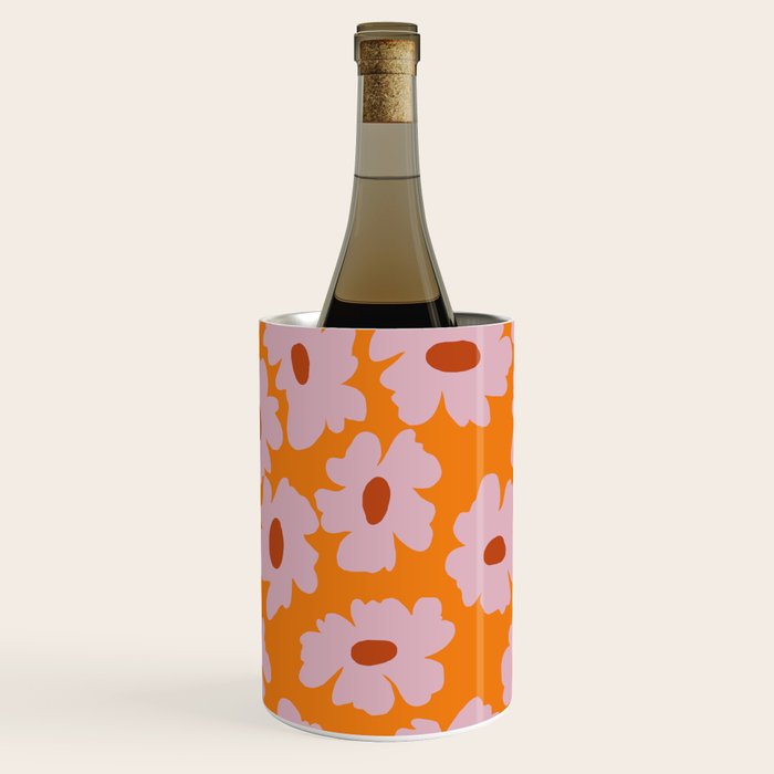 Lazy Pink floral  Wine Chiller Gallery Image 3