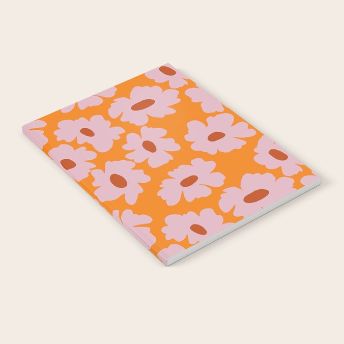 Lazy Pink floral  Notebook Gallery Image 2