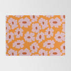 Lazy Pink floral  Rug Gallery Image 2