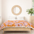Lazy Pink floral  Duvet Cover Gallery Image 3