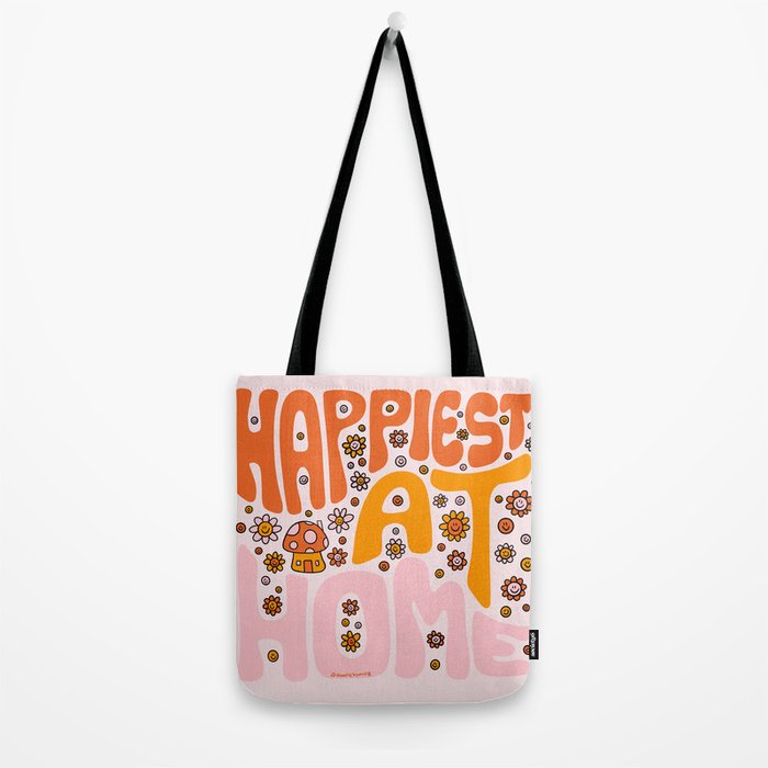Happiest at Home Tote Bag Gallery Image 2