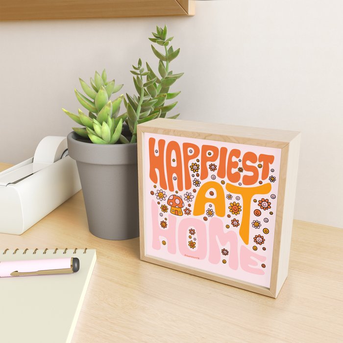 Happiest at Home Mini Art Print Gallery Image 2