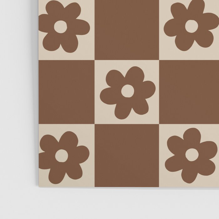 flower check âÂ all over chocolate Poster Gallery Image 3
