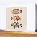 Colorful fish Wall Mural Gallery Image 2