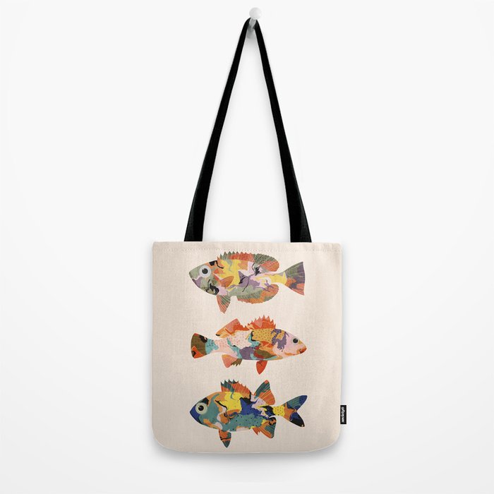 Colorful fish Tote Bag Gallery Image 2