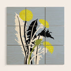Flower Market Berlin Wood Wall Art Gallery Image 1
