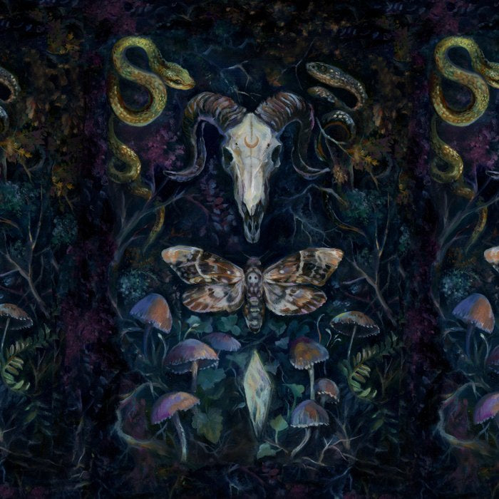 Death Moth Goat Skull Coffee Mug Gallery Image 2