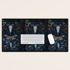 Death Moth Goat Skull Desk Mat Gallery Image 1