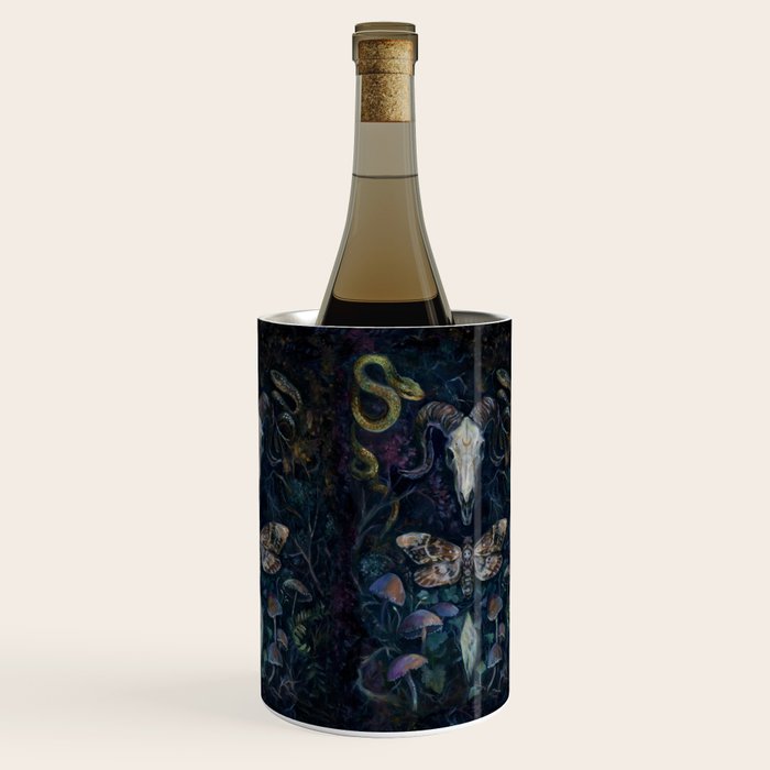 Death Moth Goat Skull Wine Chiller Gallery Image 3
