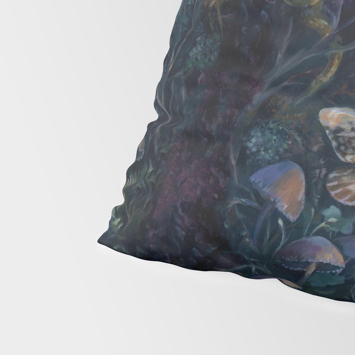 Death Moth Goat Skull Pillow Sham Gallery Image 4