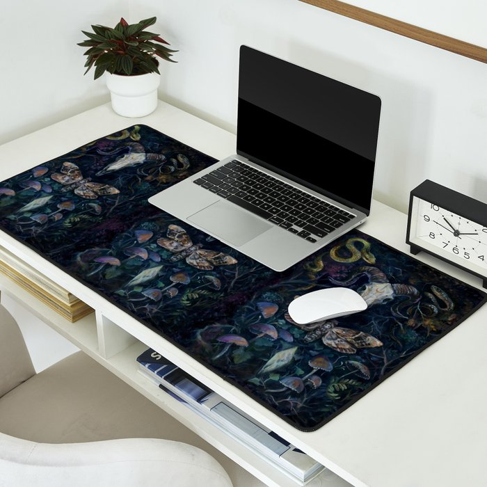 Death Moth Goat Skull Desk Mat Gallery Image 2