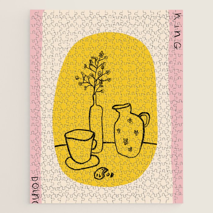 WARM SUMMER EVENING DOING NOTHING WITH TEA Jigsaw Puzzle Gallery Image 1