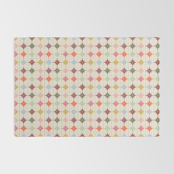 Paper Stars Tile Rug Gallery Image 2