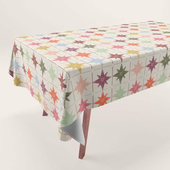 Paper Stars Tile Tablecloth Gallery Image 1