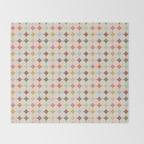 Paper Stars Tile Throw Blanket Gallery Image 2