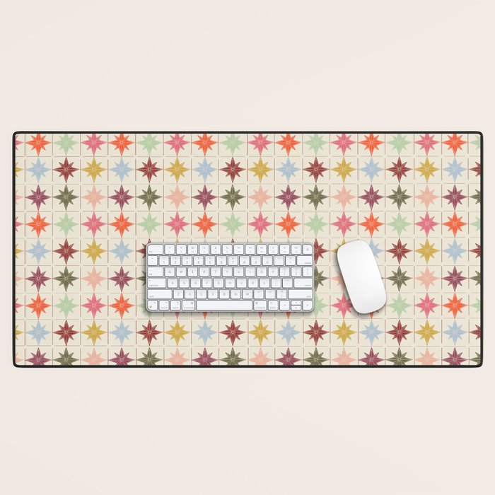 Paper Stars Tile Desk Mat Gallery Image 1