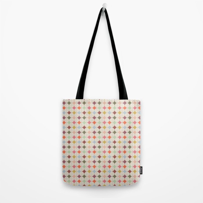 Paper Stars Tile Tote Bag Gallery Image 2