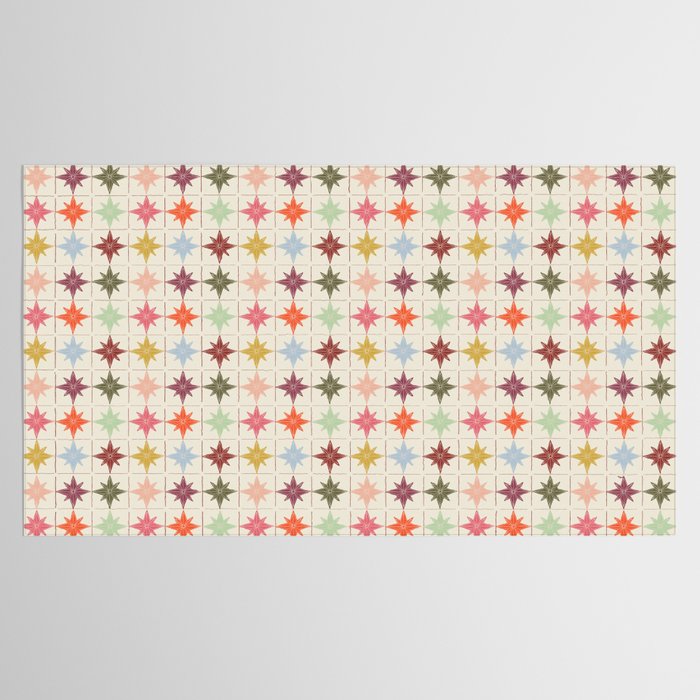 Paper Stars Tile Tablecloth Gallery Image 2
