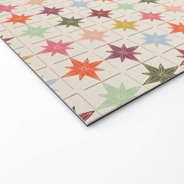 Paper Stars Tile Welcome Mat Gallery Image 2