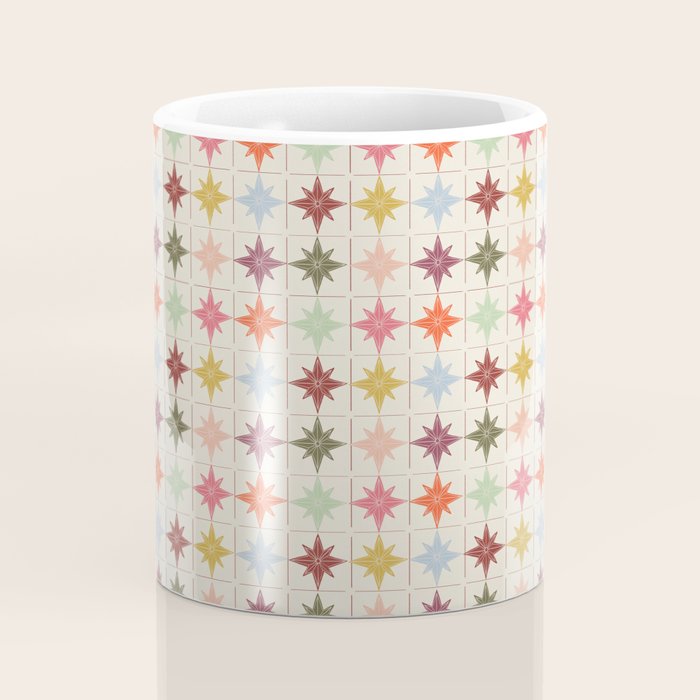 Paper Stars Tile Coffee Mug Gallery Image 4